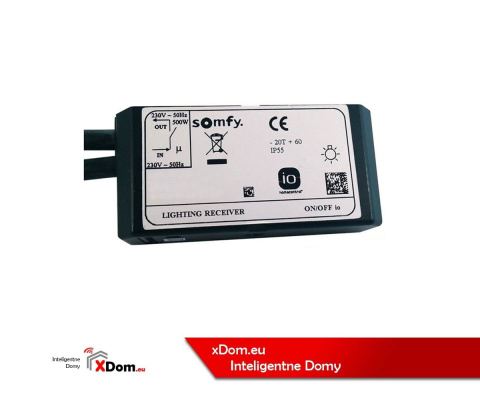 SOMFY IO ON/OFF, ODBIORNIK RADIOWY DO STEROWANIA OŚWIETLENIEM