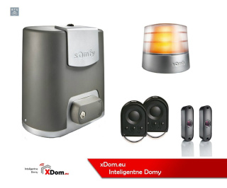 Somfy 1216368 Elixo 500 230V Comfort+ Pack (2 piloty 4-kanałowe Keygo, lampa Master Pro, fotokomórki)