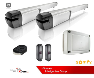 SOMFY 1216554 Napęd do bram skrzydłowych Ixengo L 24V EE Pack RTS