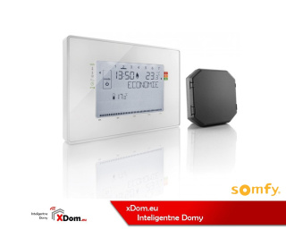 SOMFY 2401242 TERMOSTAT 2W + ODBIORNIK, STEROWANIE OGRZEWANIEM DO TAHOMY