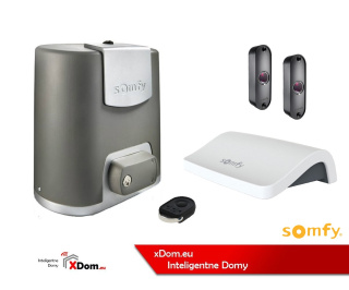 Somfy 1000057 ZESTAW ELIXO SMART io PACK EE CONNECT: NAPĘD, 1X KEYGO, ZESTAW FOTOKOMÓREK, CONNEXOON)