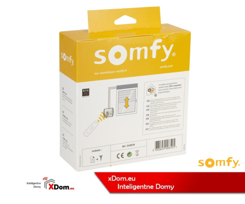 Somfy 2400850 ODBIORNIK RADIOWY Z PRZYCISKAMI - CENTRALIS UNO RTS DIY