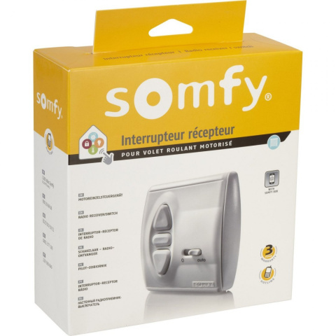 Somfy 2400850 ODBIORNIK RADIOWY Z PRZYCISKAMI - CENTRALIS UNO RTS DIY