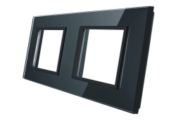 Podwójna ramka szklana GPF-2 | Czarny