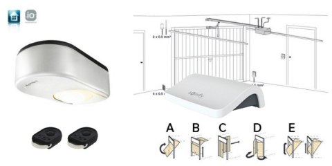 Somfy 1216516 ZESTAW: CONNEXOON + DEXXO 1000 io (2 X PILOT KEYGO io)