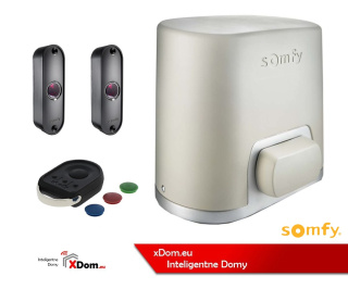 Somfy 1216531 ELIXO SMART io PACK EE (NAPĘD, 1X KEYGO, ZESTAW FOTOKOMÓREK)