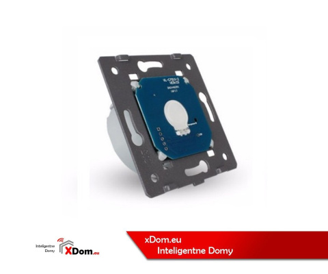 Włącznik dotykowy pojedynczy impulsowy LIVOLO VL-C701CH 12V DC | Czarny