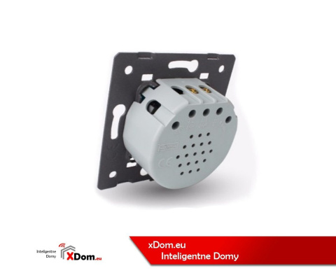 Włącznik dotykowy pojedynczy impulsowy LIVOLO VL-C701CH 12V DC | Czarny