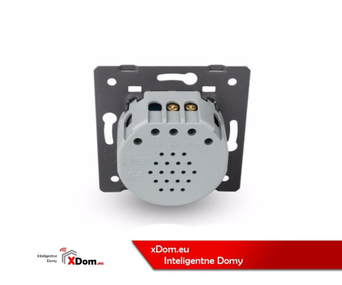 Włącznik dotykowy pojedynczy impulsowy LIVOLO VL-C701CH 12V DC | Czarny