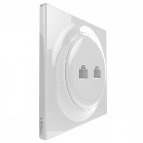 Fibaro Podwójne gniazdo ethernet Walli N Ethernet Outlet