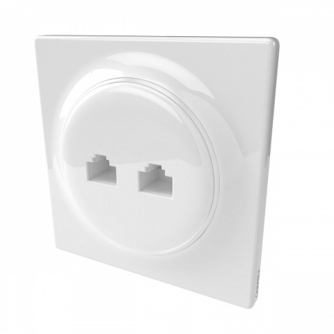 Fibaro Podwójne gniazdo ethernet Walli N Ethernet Outlet