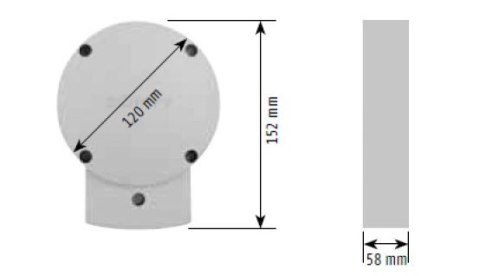 SOMFY 1810917 ODBIORNIK MODULIS RTS DO OGRZEWANIA 3 KW Z REGULACJĄ MOCY