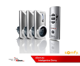 Somfy 2401199 3 GNIAZDA RTS - 3600 W + 1 NADAJNIK