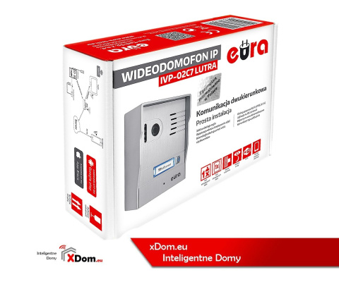 WIDEODOMOFON IP ''EURA'' IVP-02C7 ''LUTRA'' NATYNK