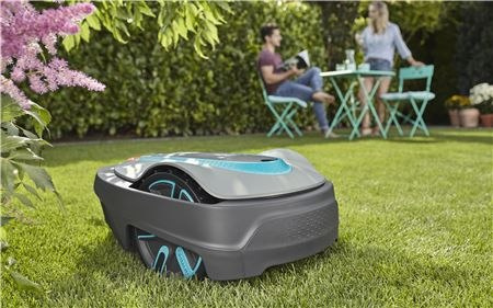 Gardena 19066-32 smart robot koszący Sileno city 500 - zestaw (robot koszący, router)