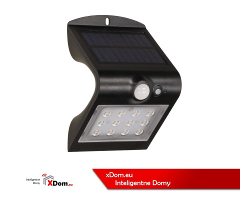 Orno OR-SL-6083BLR4 Lampa ogrodowa, solarna SILOE LED, czarna