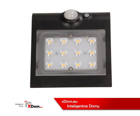 Orno OR-SL-6083BLR4 Lampa ogrodowa, solarna SILOE LED, czarna