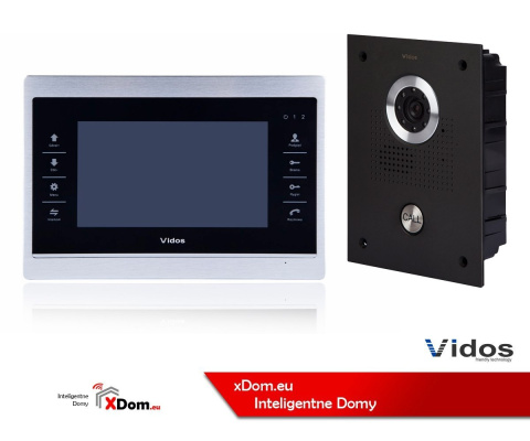 Zestaw jednorodzinny Vidos S551-B _ M901SH monitor 7'' Zestaw jednorodzinny Vidos S551-B _ M901SH monitor 7''