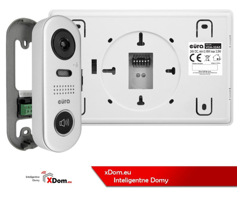 Zestaw wideodomofonu cyfrowego monitor 4.3'' EURA VDA-70A5_VDA32A5