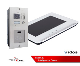 Zestaw wideodomofonu cyfrowego z czytnikiem RFID Vidos S601A-2_M690W