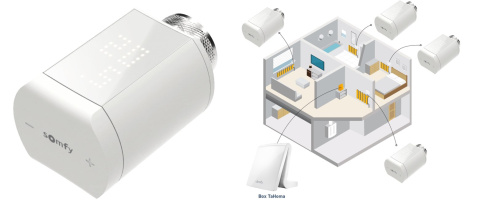 Somfy 1870508 Głowica termostatyczna grzejnika io