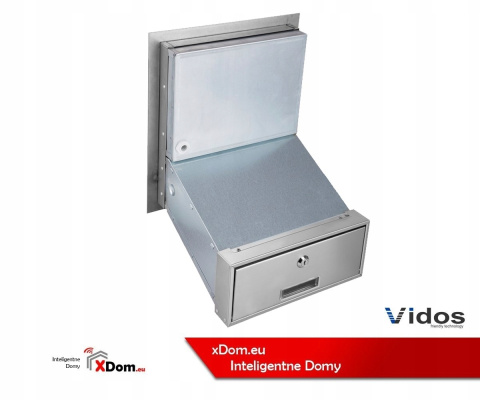 Zestaw wideodomofonu Vidos S1201A-SKM_M1021B Skrzynka na listy z wideodomofonem Monitor czarny 7'' Zestaw wideodomofonu Vidos S1201A-SKM_M1021B Skrzynka na listy z wideodomofonem Monitor czarny 7''