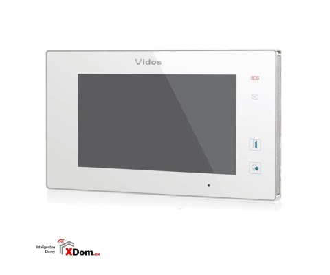 Zestaw wideodomofonu Vidos S1201A-SKM_M1021W Skrzynka na listy z wideodomofonem Monitor biały 7'' Zestaw wideodomofonu Vidos S1201A-SKM_M1021W Skrzynka na listy z wideodomofonem Monitor biały 7''
