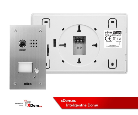 Zestaw wideodomofonu cyfrowego monitor 4.3'' EURA VDA-76A5_VDA32A5