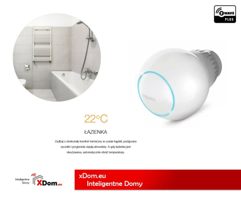 Inteligentna głowica termostatyczna Fibaro FGT-001 ZW5 EU