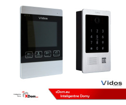 Zestaw wideodomofonu z szyfratorem i czytnikiem kart RFID Vidos S20DA_M904S
