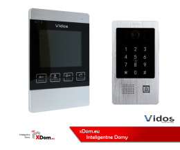 Zestaw wideodomofonu z szyfratorem i czytnikiem kart RFID Vidos S20DA_M904S