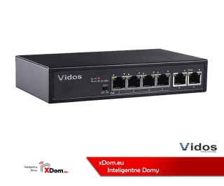 Vidos wideodomofon IP PS42/60 SWITCH POE 4 PORTOWY