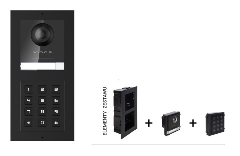 Wideodomofon WiFi Vidos M2010 A2000 z szyfratorem