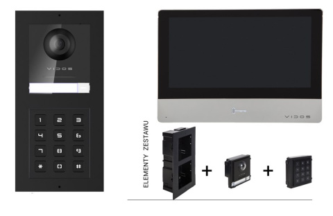 Wideodomofon WiFi Vidos M2010-A2000 z szyfratorem