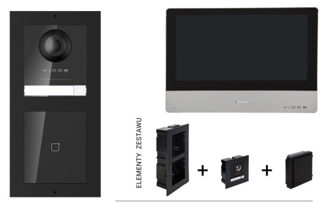 Wideodomofon Vidos S2201 M2020 czytnik RFID