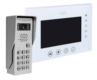 Zestaw wideodomofonu natynkowego z szyfratorem Vidos S50D M670WS2
