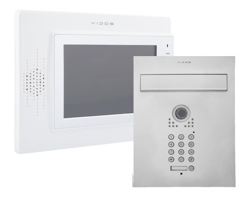 Skrzynka na listy wideodomofon Vidos S561D-SKP M320W Skrzynka na listy wideodomofon Vidos S561D-SKP M320W