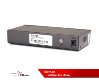 SWITCH POE TG-NET P1009D-8POE 120W (48V 2,5A)