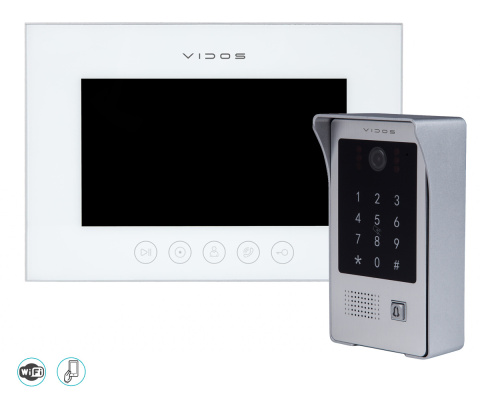 Wideodomofon WiFi z czytnikiem RFID i szyfratorem Vidos S20DA M11 Wideodomofon WiFi z czytnikiem RFID i szyfratorem Vidos S20DA M11