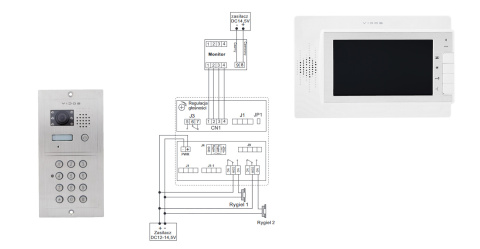 Wideodomofon z Szyfratorem Vidos S601D2 M320W