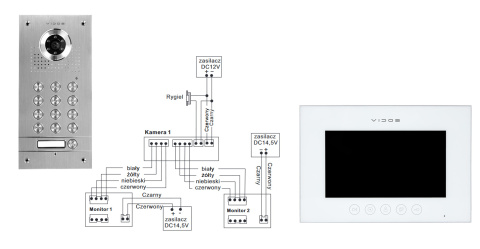 Wideodomofon z Szyfratorem Vidos S561D M11 WiFi