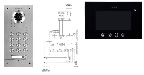 Wideodomofon z Szyfratorem Vidos S561D M670B