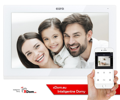 Eura Monitor 7 cali wideodomofonu WiFi VDA-08C5
