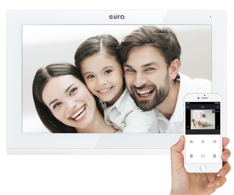Eura Monitor 7 cali wideodomofonu WiFi VDA-08C5