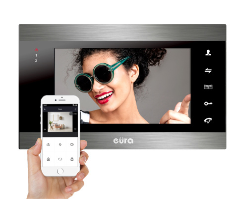 Eura Monitor wideodomofonu VDA-00C5 WiFi 7''