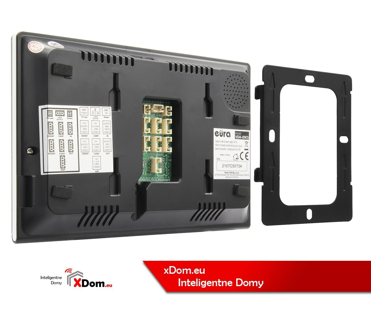 Eura Monitor wideodomofonu VDA-09C5 WiFi 7'' Eura Monitor wideodomofonu VDA-09C5 WiFi 7''