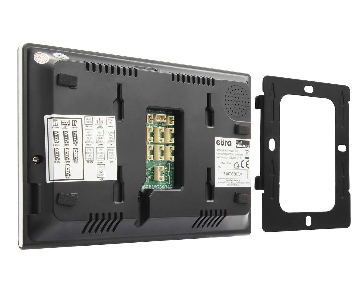 Eura Monitor wideodomofonu VDA-09C5 WiFi 7'' Eura Monitor wideodomofonu VDA-09C5 WiFi 7''