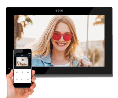 Eura Monitor wideodomofonu VDA-10C5 WiFi 10''