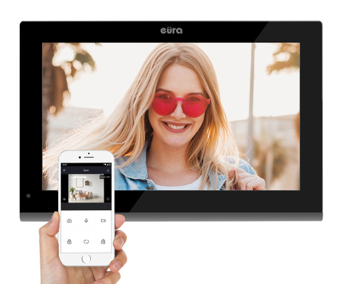 Eura Monitor wideodomofonu VDA-10C5 WiFi 10''