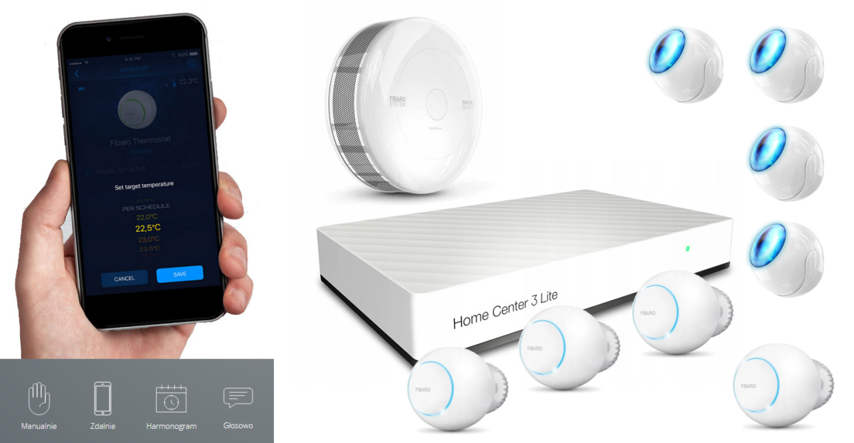 Fibaro zestaw startowy do sterowania ogrzewaniem Home Center 3 FGT-001 Fibaro zestaw startowy do sterowania ogrzewaniem Home Center 3 FGT-001